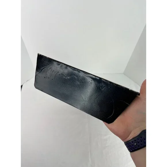 Old World Santa Claus St. Nicholas Hand Painted Tin Metal 21" Tall Rustic Free S - Picture 5 of 5